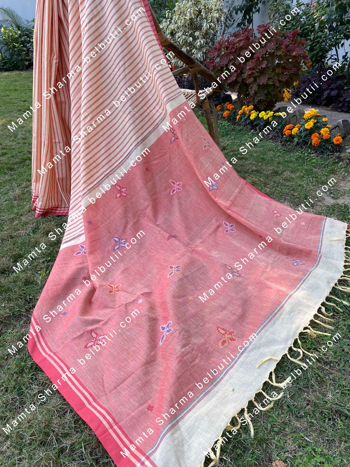 Belbutii Saree - Sr0201-pink