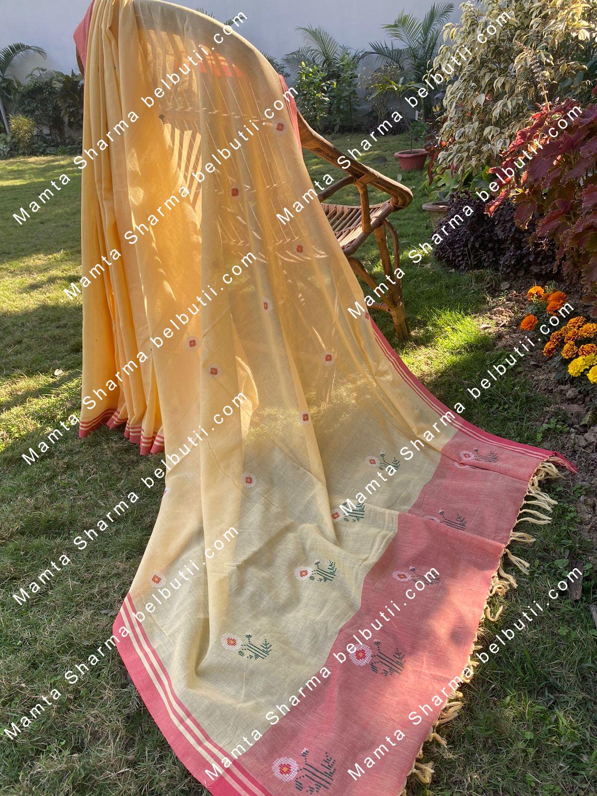Belbutii Saree - Sr0203-pink-ivory