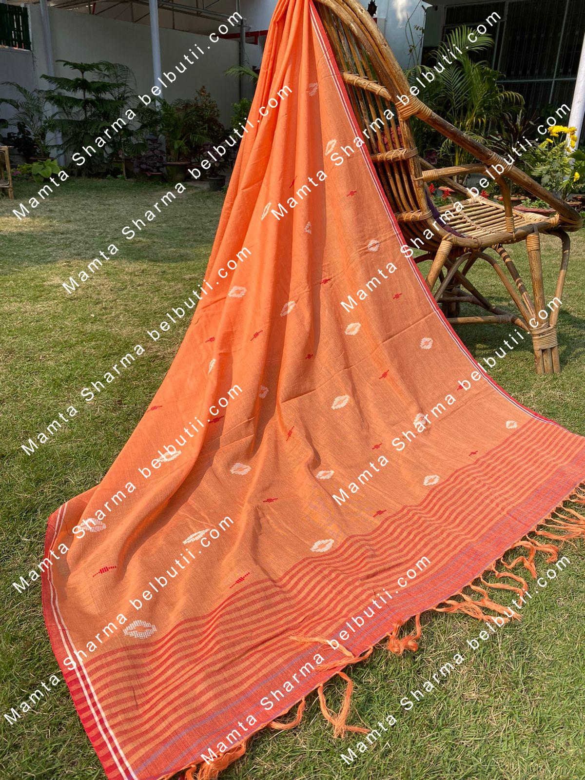 Belbutii Saree - Sr0204-Orange