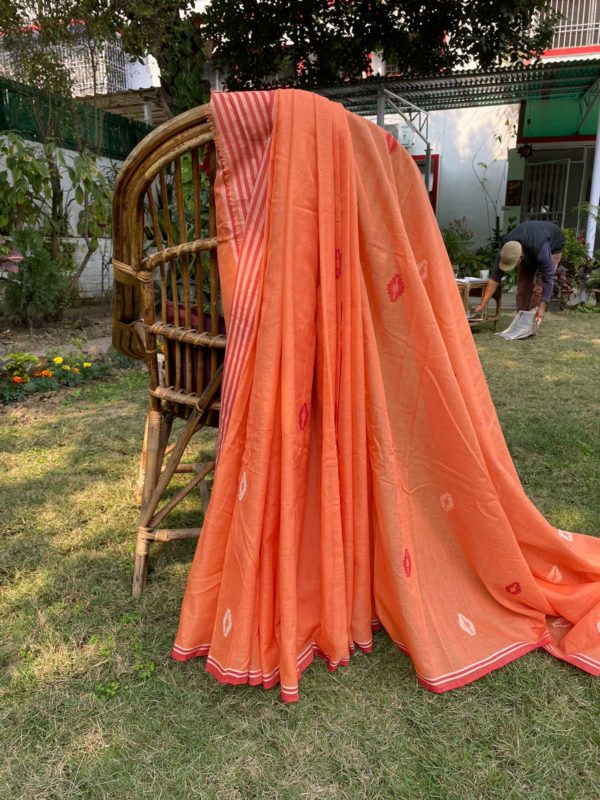 Belbutii Saree - Sr0204-Orange