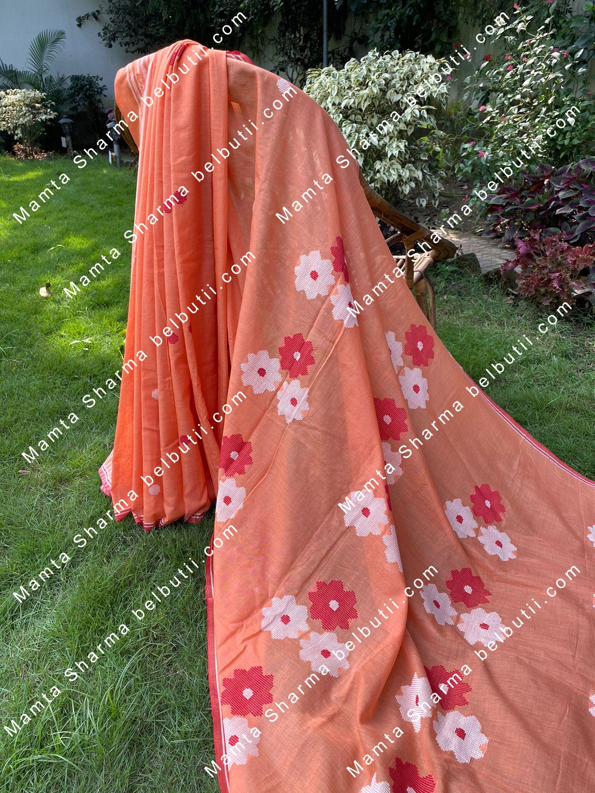 Belbutii Saree - Sr0214- org flw