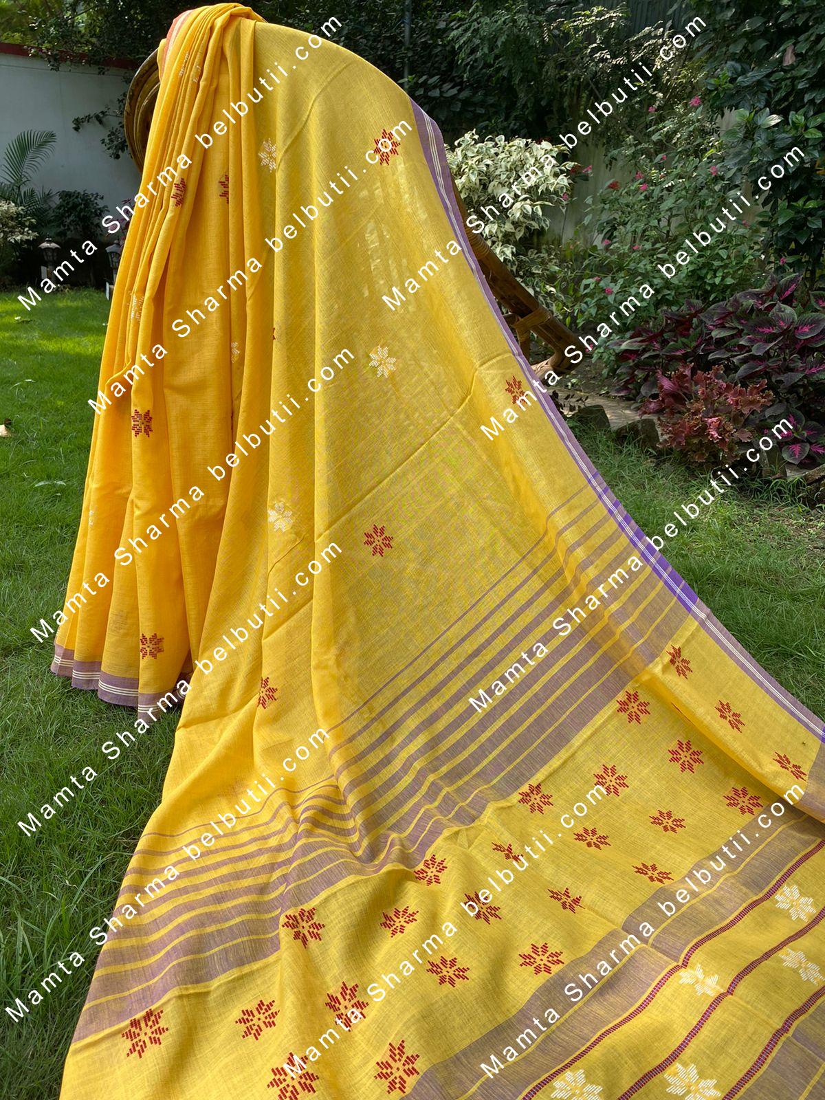 Belbutii Saree - Sr0216- ylw grey