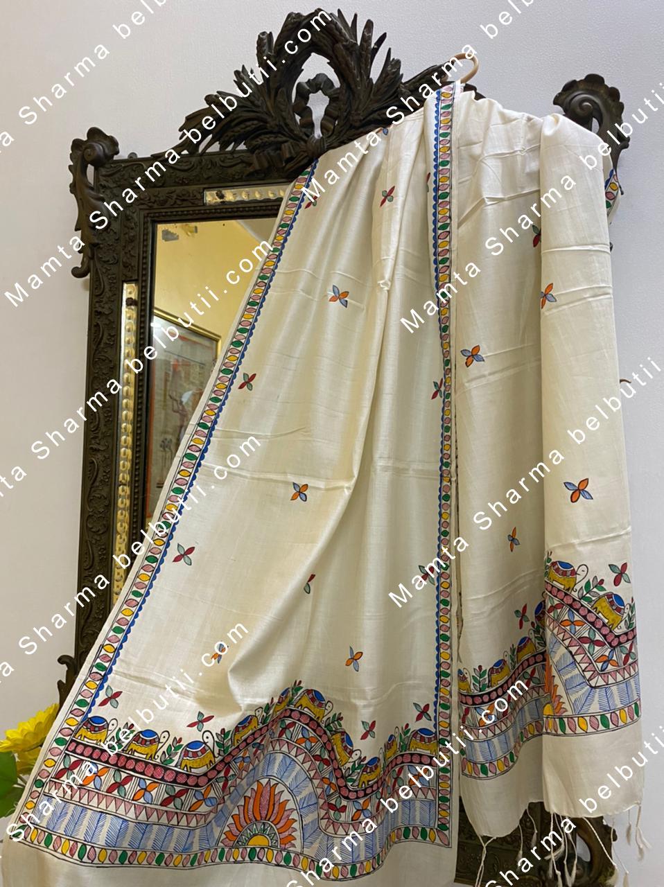 Stoles - St 0804 cream blu