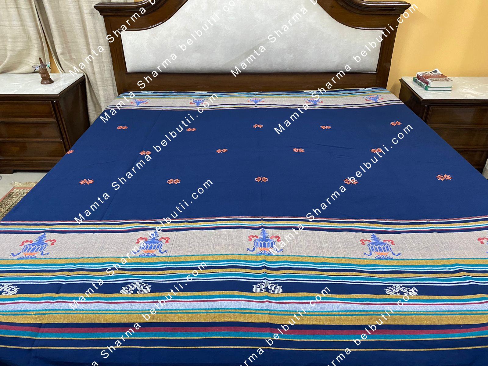 Bed Cover - bs 0901 blu flw