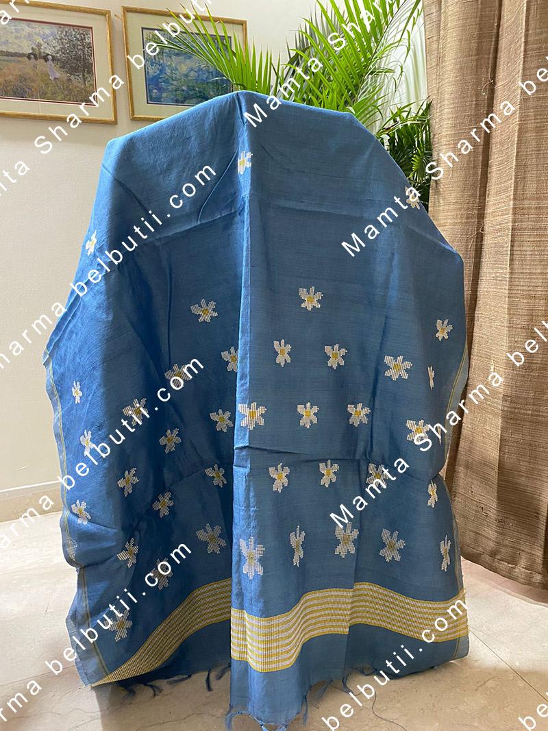 Sr-0257-blue-golden-floral